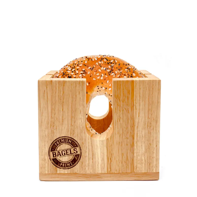 Danesco Wood Bagel Cutter 1