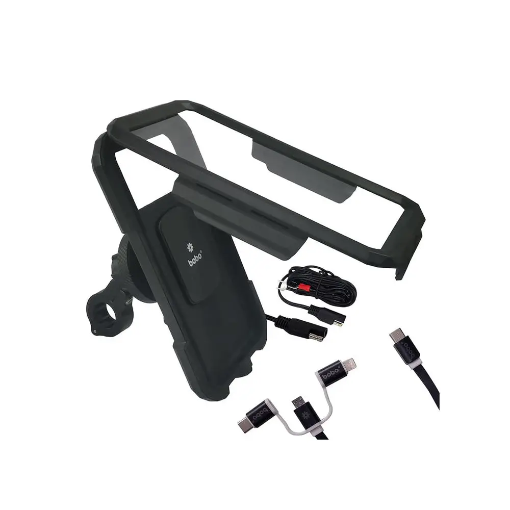 Bobo Bm11h  Waterproof(With Charger) Sae Connector +Usb Cable   Bike Phone Holder 1