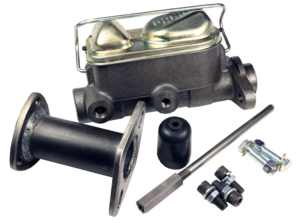 1941-48 Ford Passenger Car And Truck Dual Reservoir Master Cylinder Conversion Kit 1