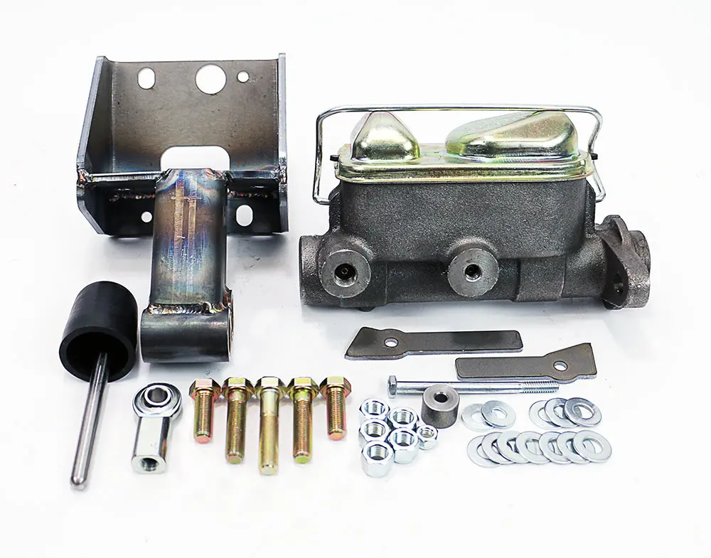 1940-54 Chevy Passenger Car (W/Oe Automatic Trans) Dual Reservoir Master Cylinder Conversion Kit 1