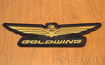 14" Goldwing Gold Logo Patch 1