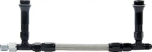 Fuel Line Kit -8 Line, 9-5/8" Ctc Holley 4150 W/ Willys / Kb Meter, Black 1