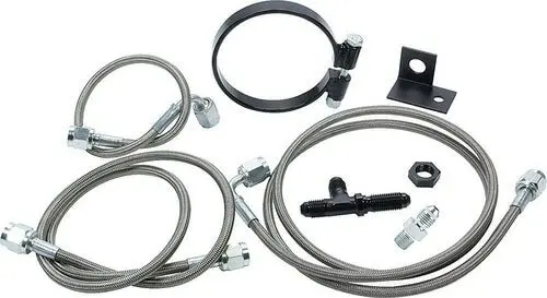 Rear End Brake Line Kit For Dirt Late Models W/ Aftermarket Calipers 1