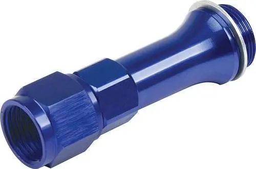 Aluminum Carburetor Fitting 7/8"-20 To Female -8 For Holley, Blue 1