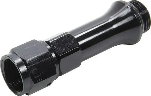 Aluminum Carburetor Fitting 3/4"-16 To -8 Orb For Holley Ultra Hp, Black 1
