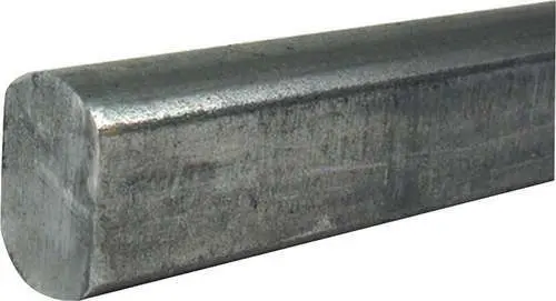 60" Steering Shaft Dd ( Double D ), 3/4" Diameter, Steel, Cut-To-Length 1