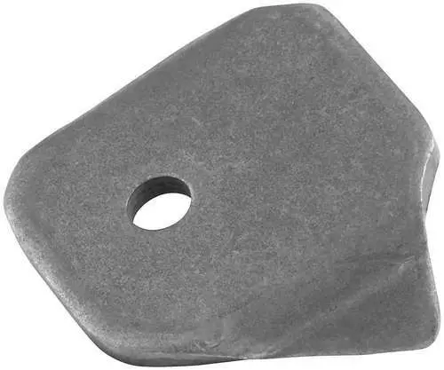 Body Brace Tab For Round Tube, 3/8" Hole 1