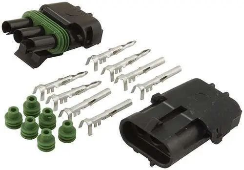 Weather Pack Connector Kit 3-Pin 1