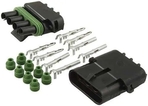 Weather Pack Connector Kit 4-Pin Flat 1