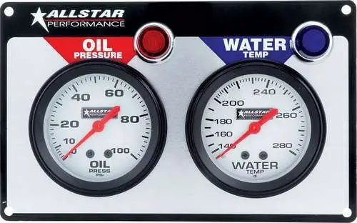 Allstar 2 Gauge Panel Op / Wt 1