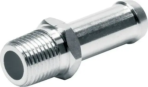 Radiator Overflow Fitting 1/8" Npt To 5/16" Hose Aluminum 1