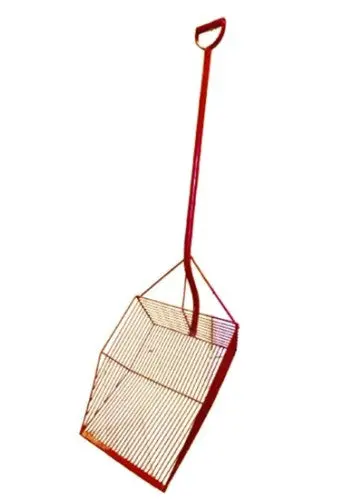 Welded Metal Almond Scoop With D Handle 1
