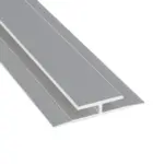 Aluminum Flat Divider Trim 8' Clr Stain 1