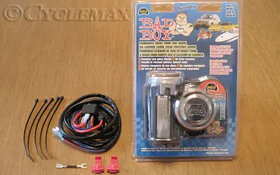 Black Bad Boy Air Horn With Wiring Kit 1