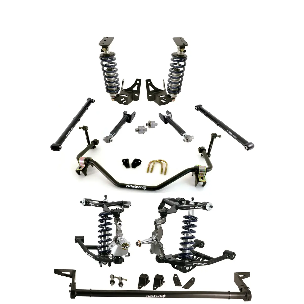 1968-72 Gm A Body Ridetech Bolt On Coilover Suspension 1