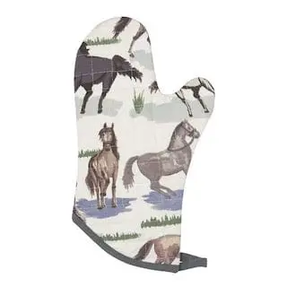 Now Designs - All The Pretty Horses Oven Mitt 1