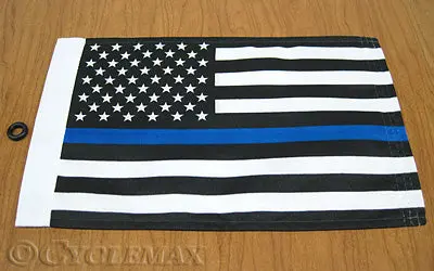 6" X 9" Thin Blue Line Flag 1