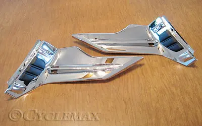 Gl1800 Battery Side Covers With Scuff Pads Smoked Chrome 1