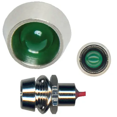 Ron Francis Wiring Classic Style Led Indicator Light - Green 1