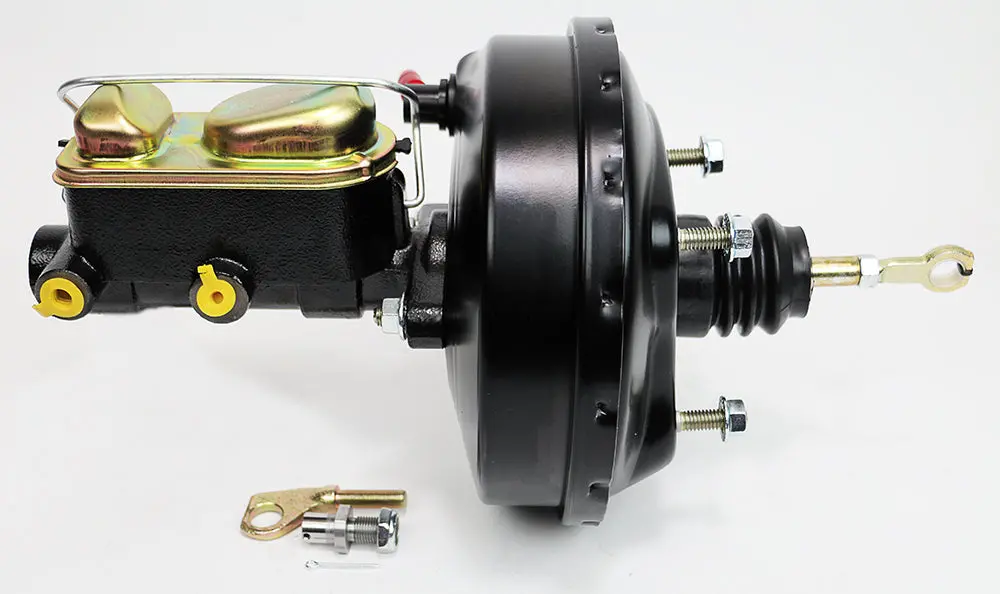 1971-73 Mustang , 71-73 Mercury Cougar (W/Automatic Trans) - 9" Single Diaphragm W/1" Dual Reservoir Master Legend Series Front Disc Brake Kit Power Brake Kit 1