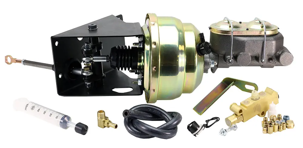 1966-77 Ford Bronco Booster/Master Conversion Kit 8" Dual 1-1/8" Bore 1