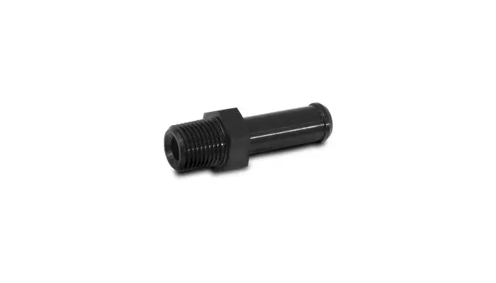 Vibrant Performance 11201 Male Npt To Hose Barb Straight Adapter Fitting; Npt Size: 1/4"; Hose Size: 3/8" 1