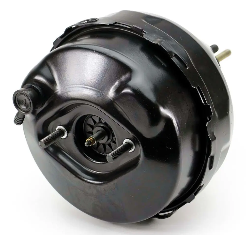Black Powdercoat Universal Brake Booster 9" Dual Diaphragm 1