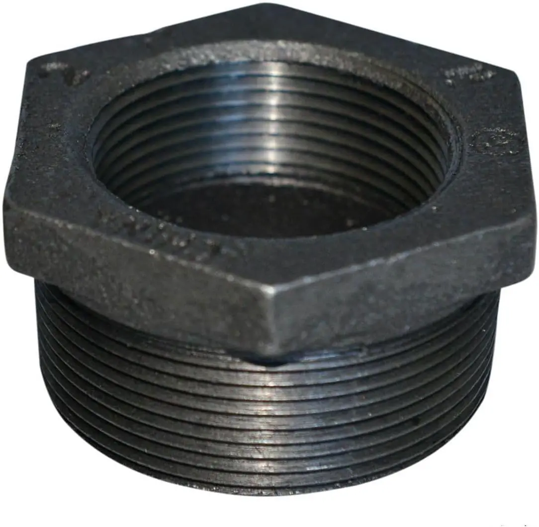 3/4X3/8 Black Malleable Iron Hex Bushing 1