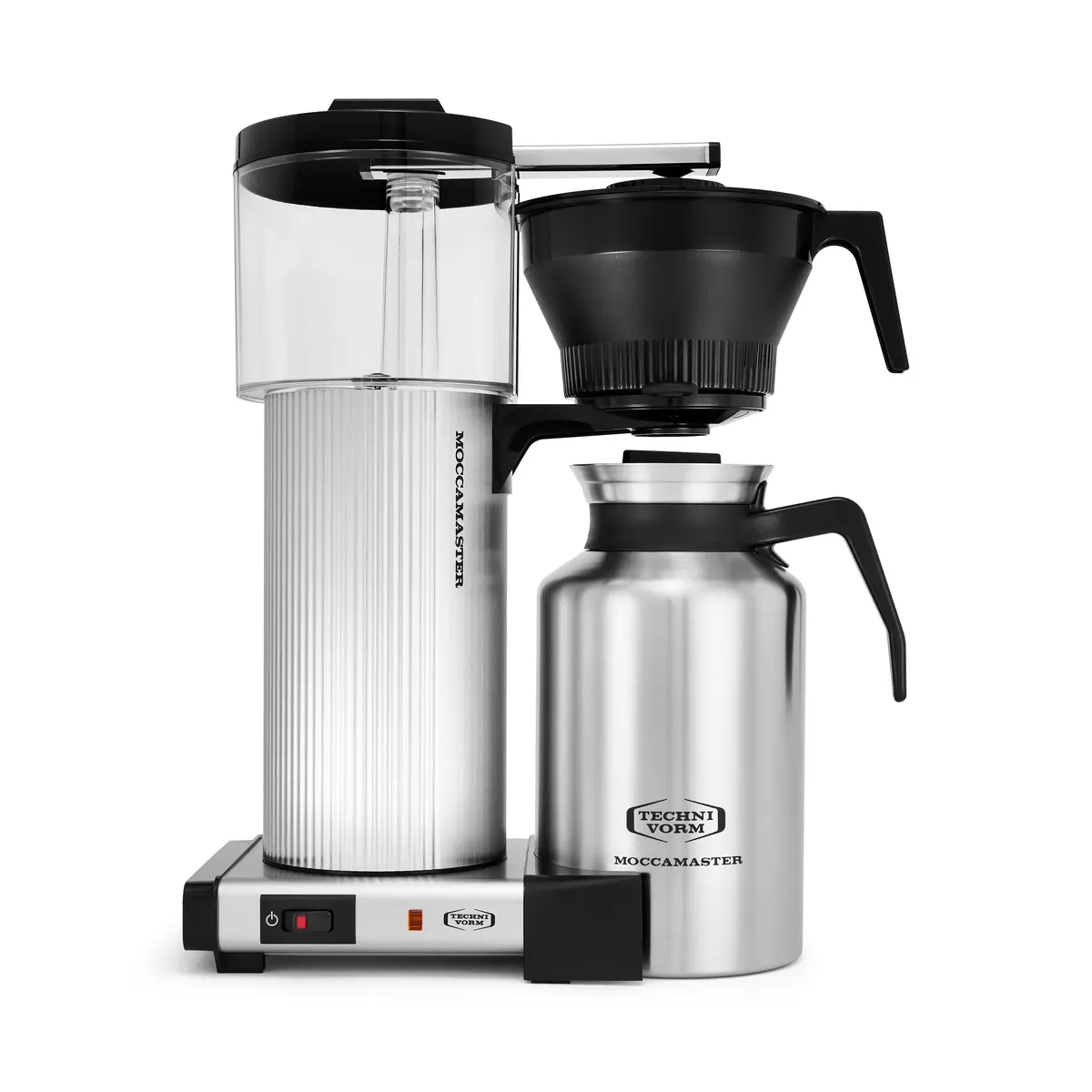 Moccamaster Technivorm Thermal Coffee Maker Cdt Grand 1.81 - Brushed Silver Brewer 1