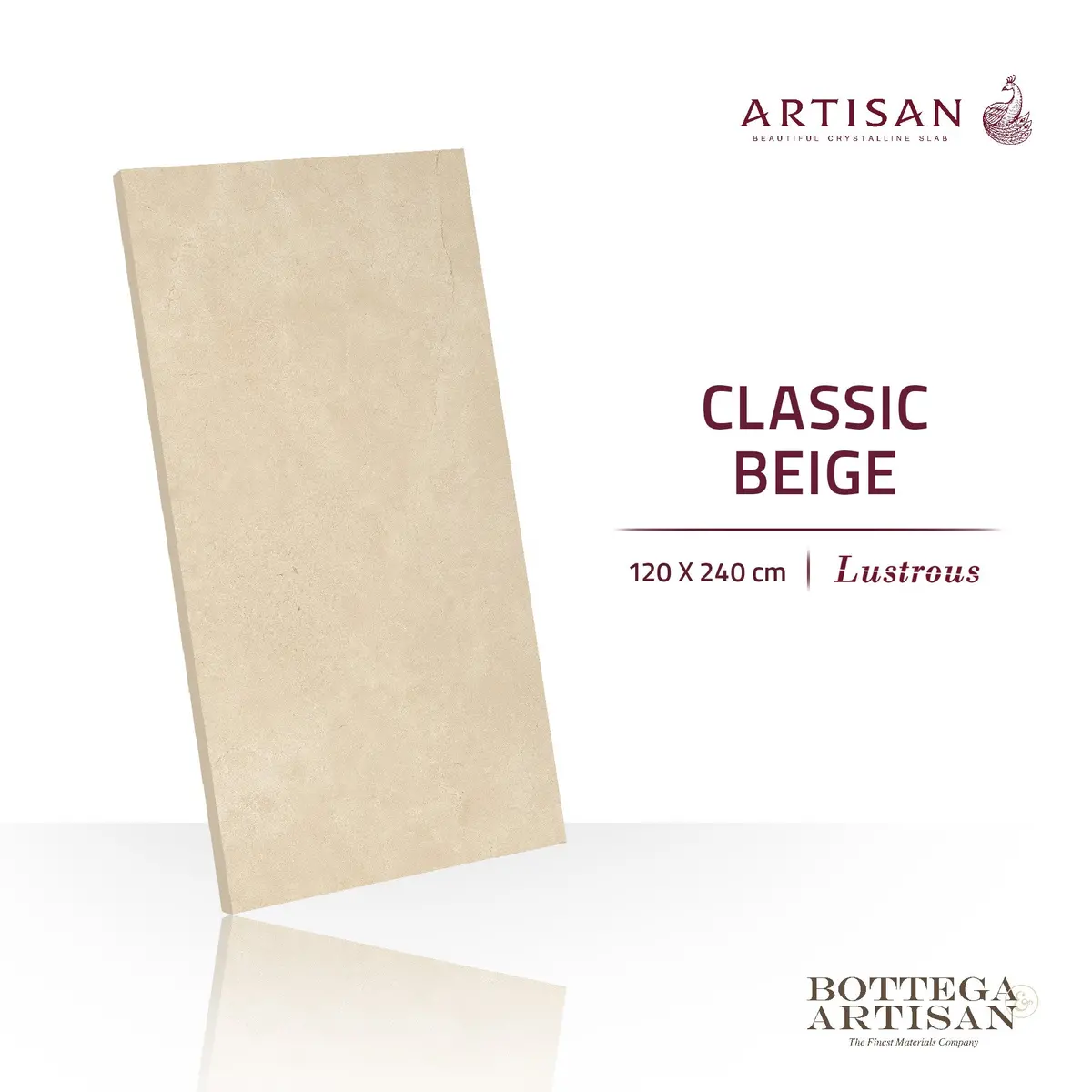 Granit Lamina Slab Artisan Classic Beige Lustrous 120X240 1