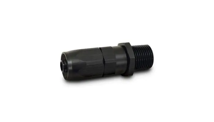 Vibrant Performance 26000 Male Straight Hose End Fitting; Size: -6An; Pipe Thread 1/8" Npt 1