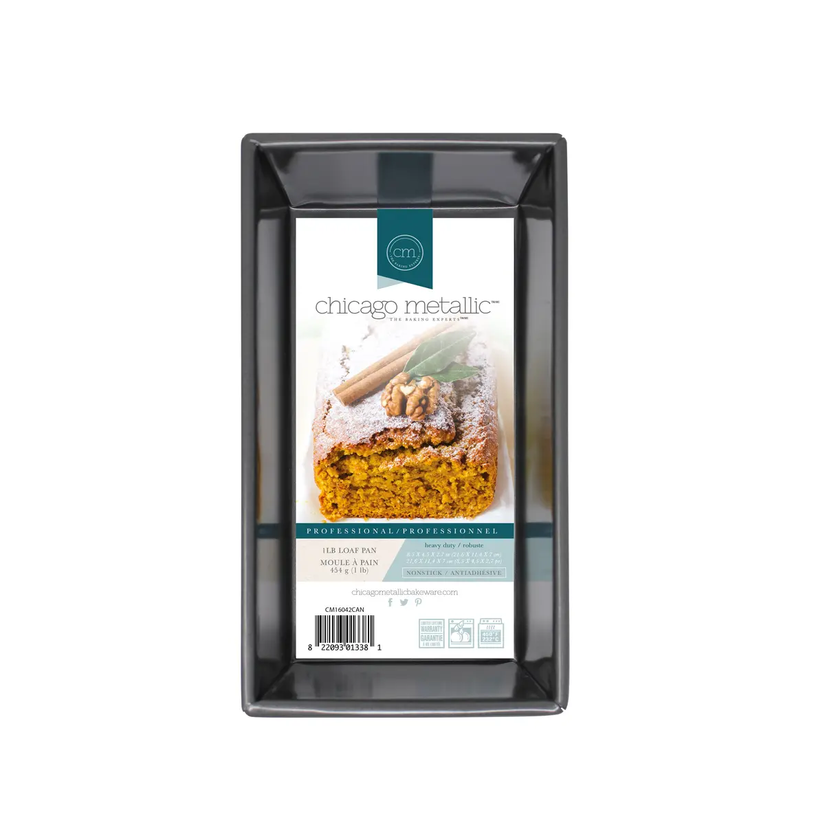 Chicago Metallic | Professional 1 Lb Loaf Pan 1