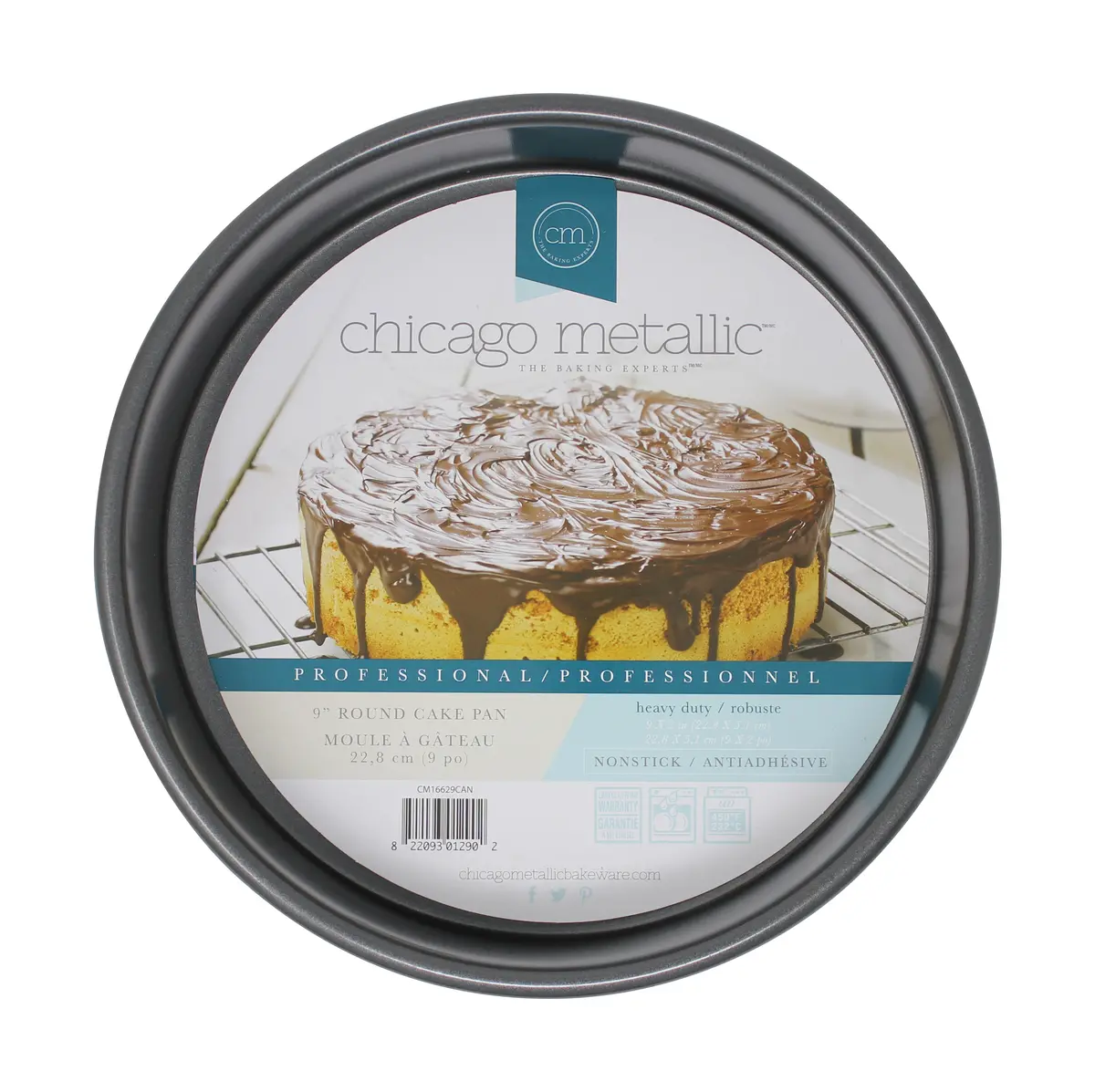 Chicago Metallic | Professional 9" Round Cake Pan 1