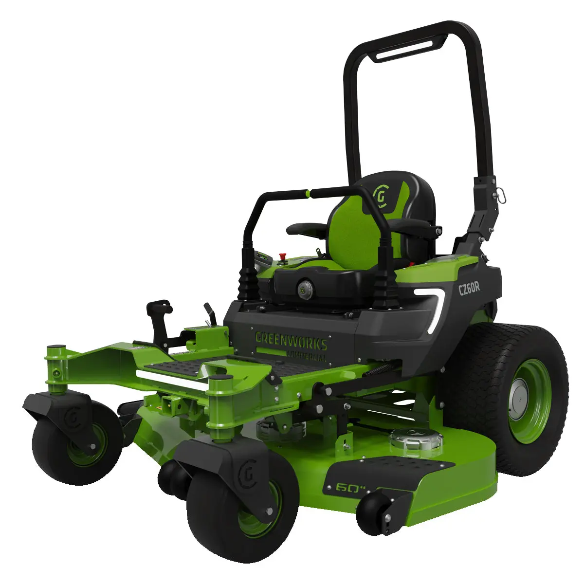 Greenworks Cz60r24x 82V Optimusz 60'' Ride-On Zero Turn Mower (24Kwh) [7403307Au] - Commercial 82V Zero Turn, 5 Hours Runtime, 4G Gps Connectivity! 1