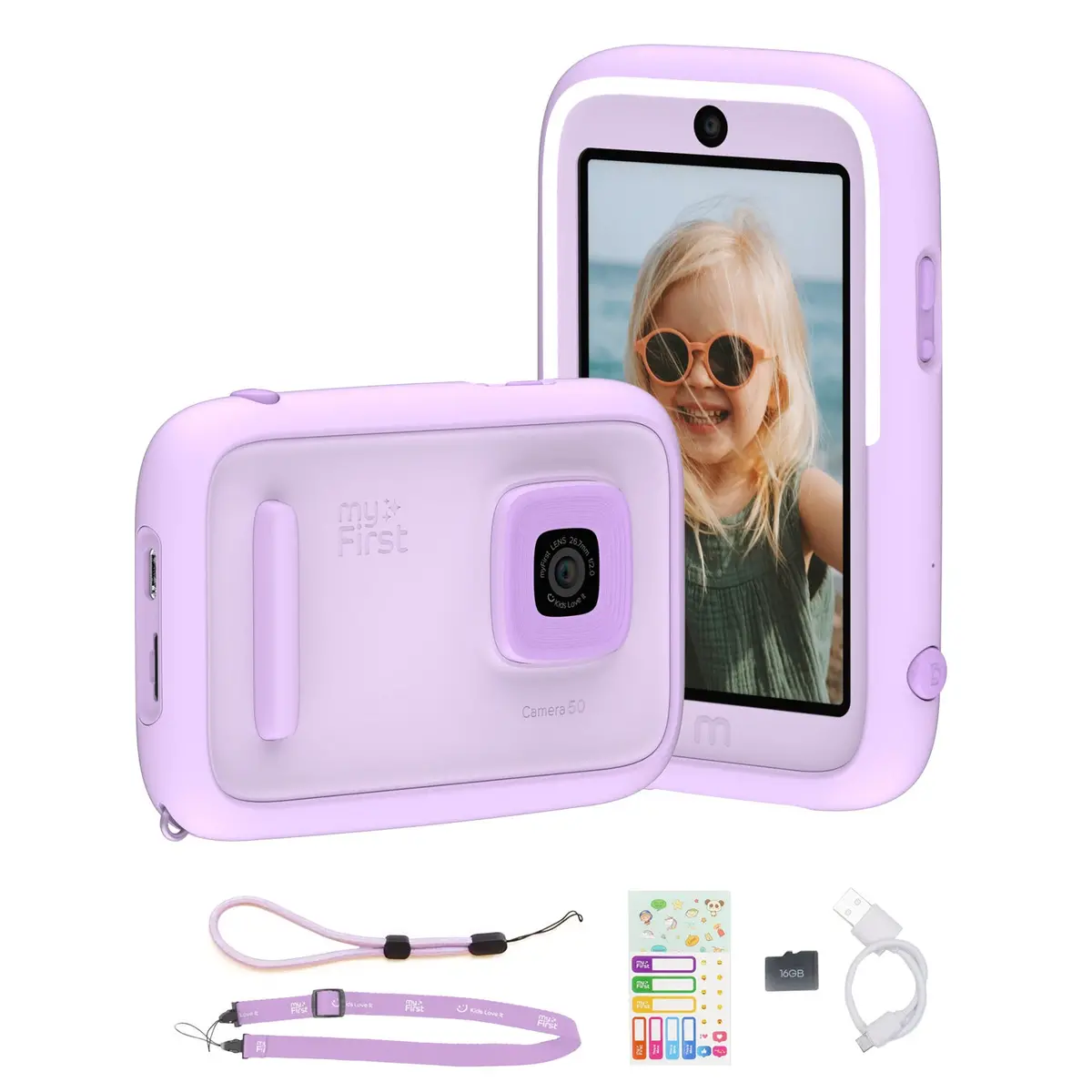 Myfirst Camera 50 - 50Mp Kids Camera With 4K Video & 3" Touchscreen - Purple | 256-Fc4001sa-Pe01 1