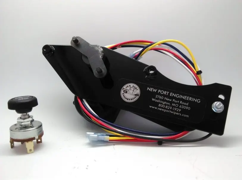 1951 Ford Car Windshield Wiper Motor - (5-7/8" Bolt Spacing) 1
