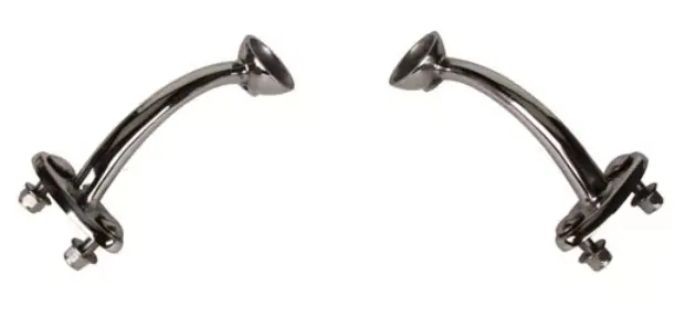 Polished Stainless Steel Headlight Mounts 1