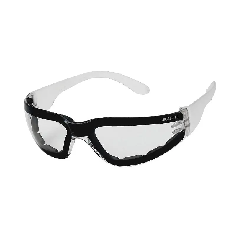 Safety Glasses Crossfire Foam Lined Clear (544 Af Ca) 1