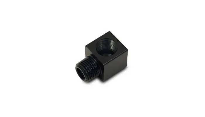 Vibrant Performance 10825 Female Npt To Male Npt Tight 90 Deg Adapter Fitting; Size: 1/8" Npt 1