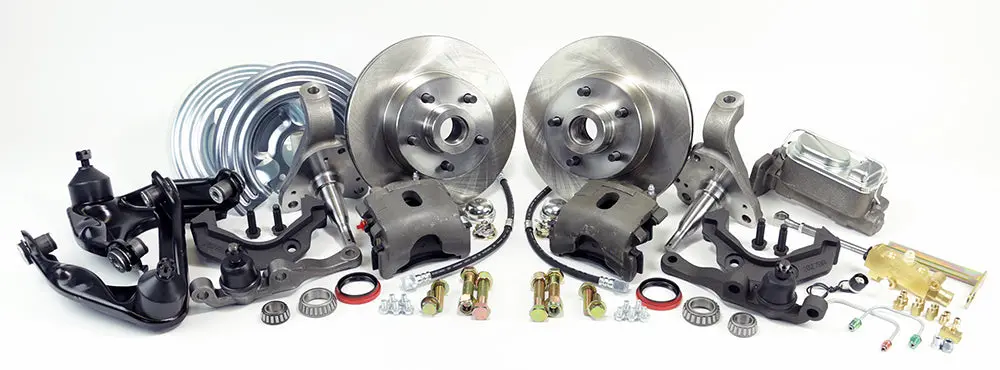 1960-76 Mopar A-Body (W/5 X 4 1/2" Bolt Circle) Legend Series Front Disc Brake Kit Manual Brake Kit 1