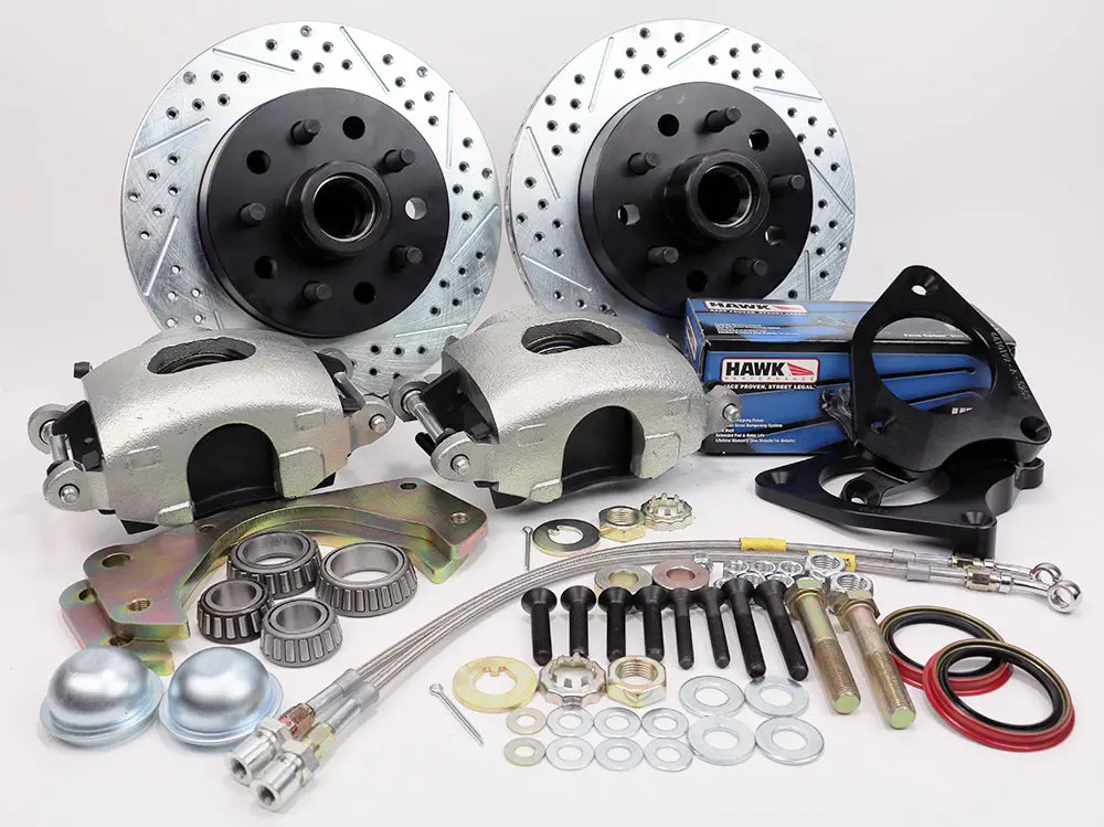 1957-69 Ford And Mercury Full Size Car Legend High Performance Series Front Disc Brake Kit 1