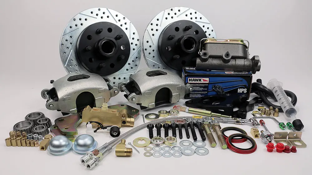 1957-69 Ford And Mercury Full Size Car Legend High Performance Series Hp Front Disc Brake Kit And Master Cylinder Kit 1