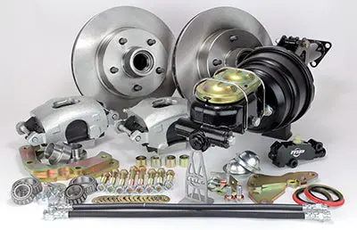 1953-62 Chevy Corvette Legend Series Front Disc Brake Conversion Kit With Power Brake Booster Kit 1