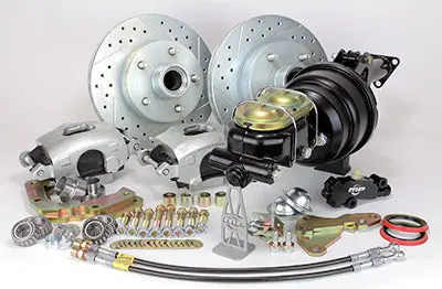1953-62 Chevy Corvette Legend Series Hp Front Disc Brake Conversion Kit With Power Brake Conversion Kit 1