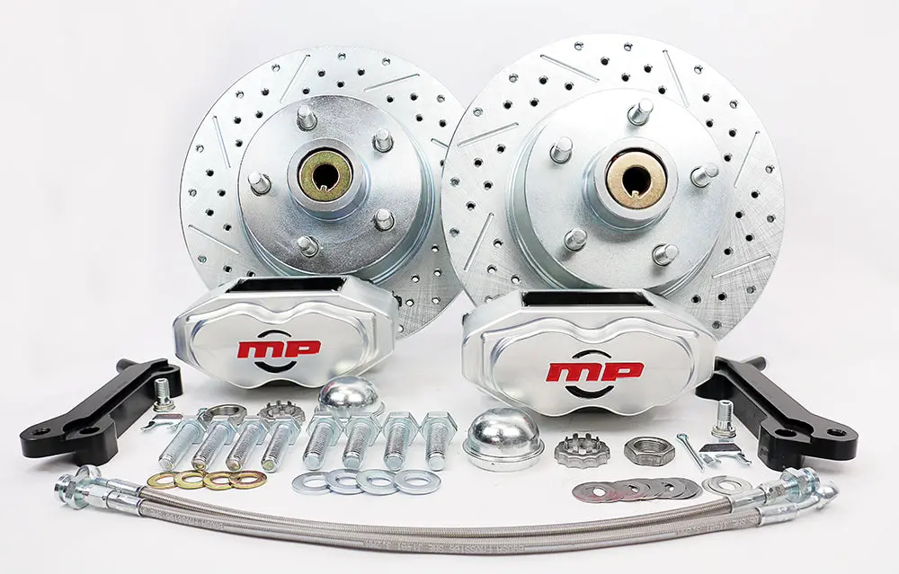 1970-73 Ford Mustang W/Oe Disc Rallye Series Front Disc Brake Kit Front Wheel Kit 1