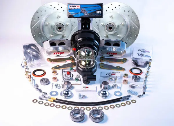 1953-62 Chevy Corvette Rallye Series Front Disc Brake Kit And Power Brake Conversion Kit 1