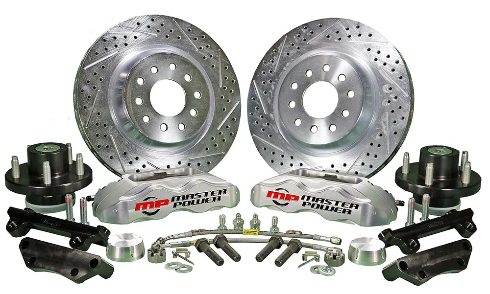 1973-74 Mopar B-Body (W/Oe Disc Brakes & Oe Power Brakes) Pro Driver Front Disc Brake Kit Power Brake Kit 1