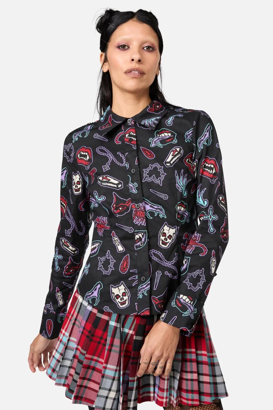 Sucked In Gothic Blouse 1