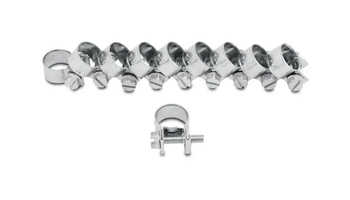 Vibrant Performance 12236 Zinc Plated Fuel Injector Style Mini Hose Clamp 13Mm-15Mm 1