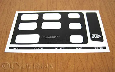 Gl1500 Radio Decal 1